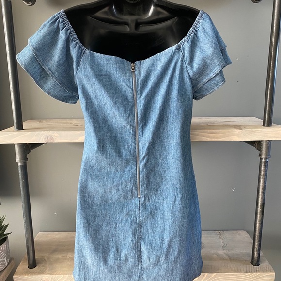 Alice + Olivia "Tula" chambray minidress XS - Picture 7 of 14